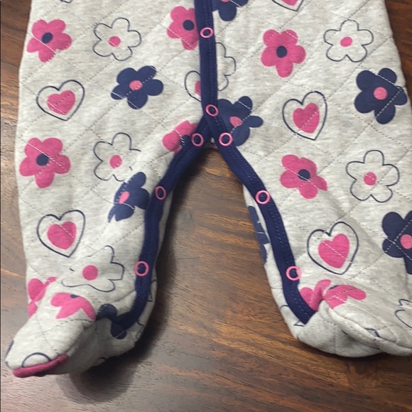 Rock-a-bye Baby Little Sweet Heart Quilted Onesie - Picture 5 of 7